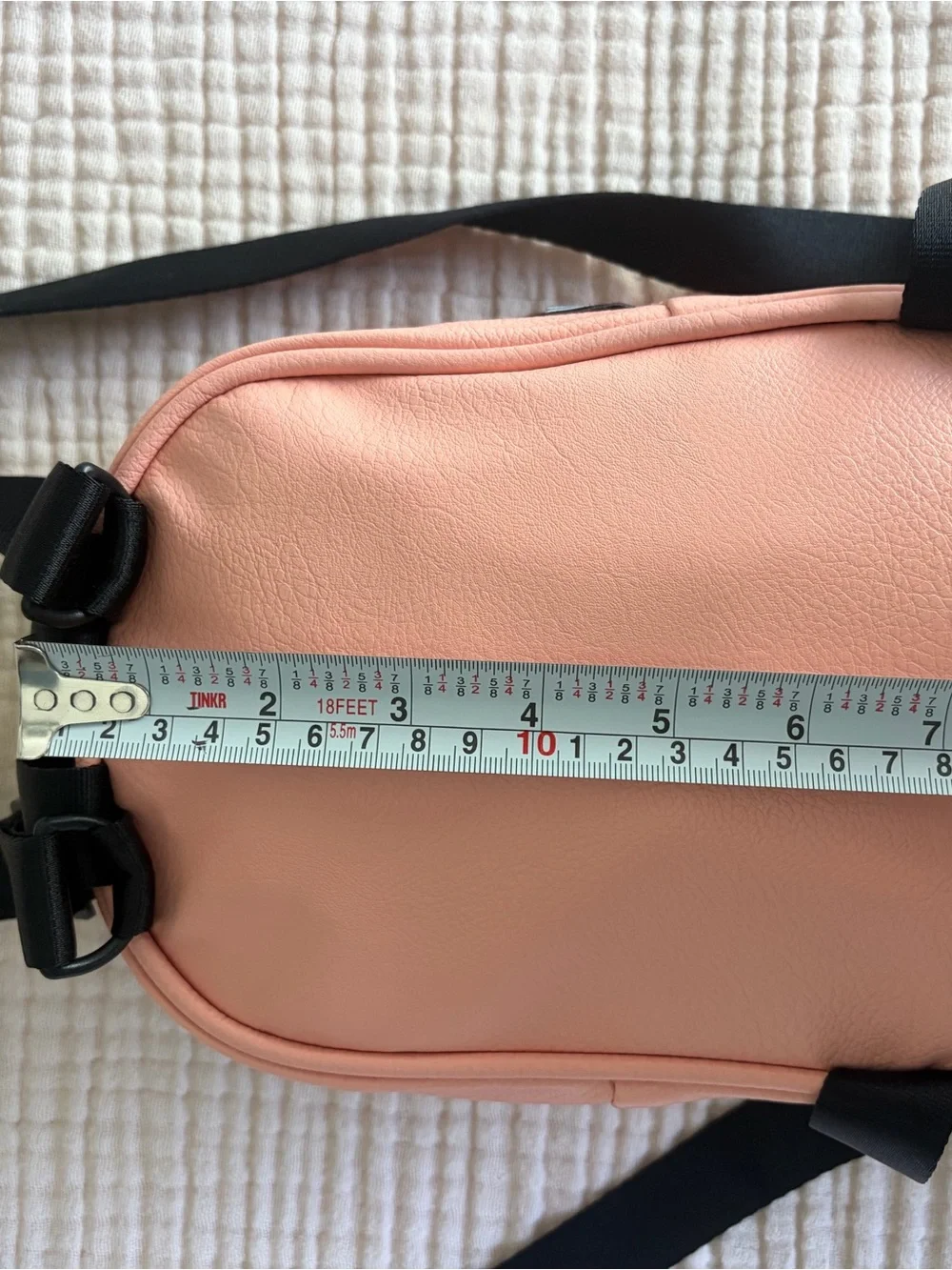 adidas Originals Pink/Blush Faux Leather Mini Backpack Trefoil